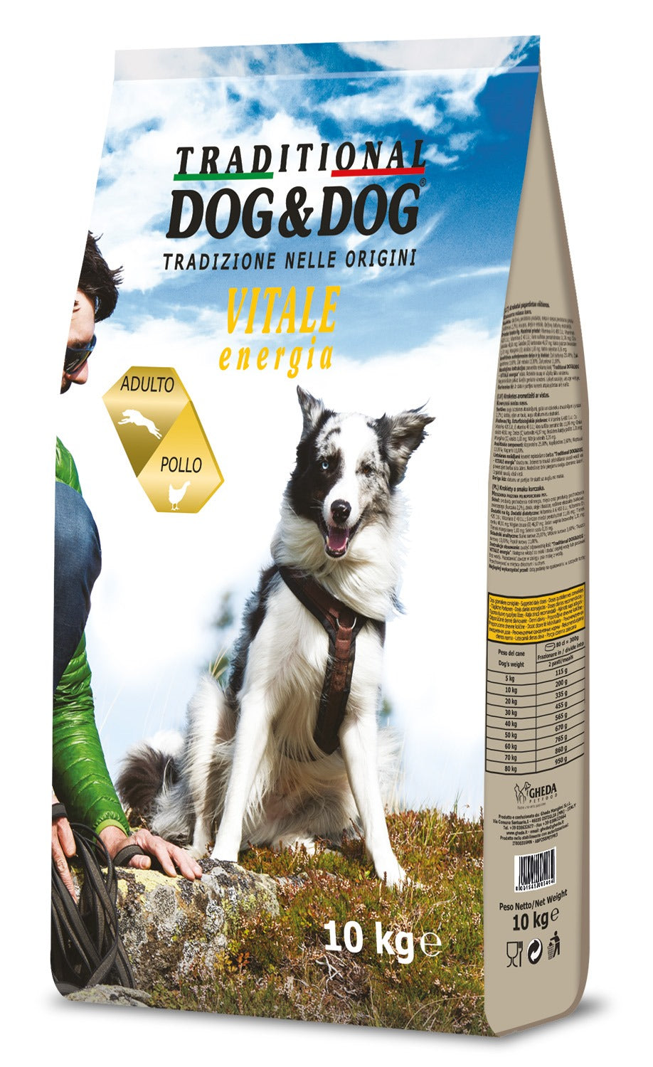 DOG&DOG TRADITIONAL VITALE ENERGIA 20 KG