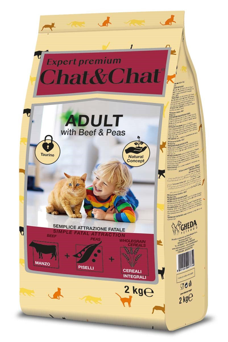 CHAT&CHAT EXPERT PREMIUM ADULT GOVEDINA 2 KG