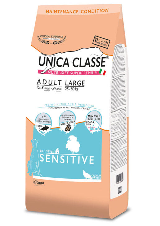 UNICA CLASSE - ADULT LARGE SENSITIVE TUNA 12 KG