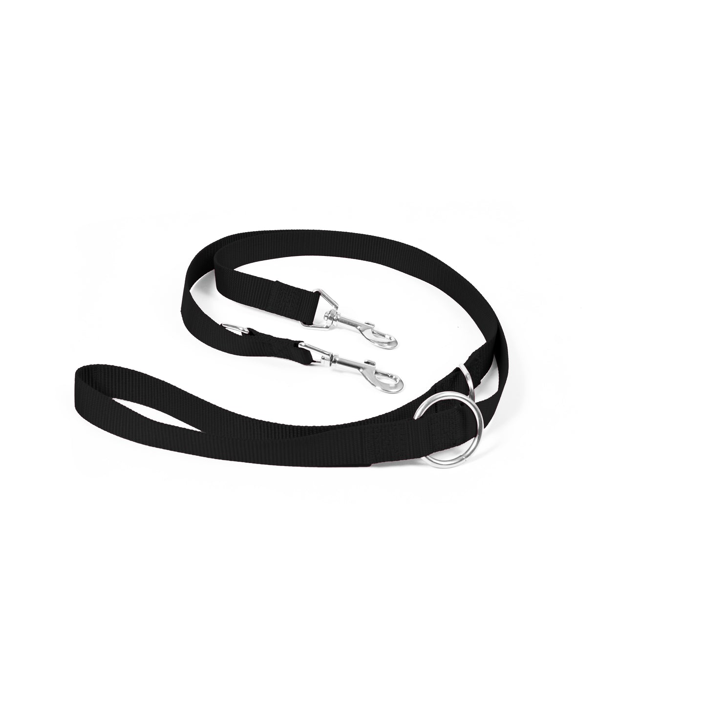 Duvoplus podesivi najlonski povodac za pse – crni, M/L 200 cm / 25 mm