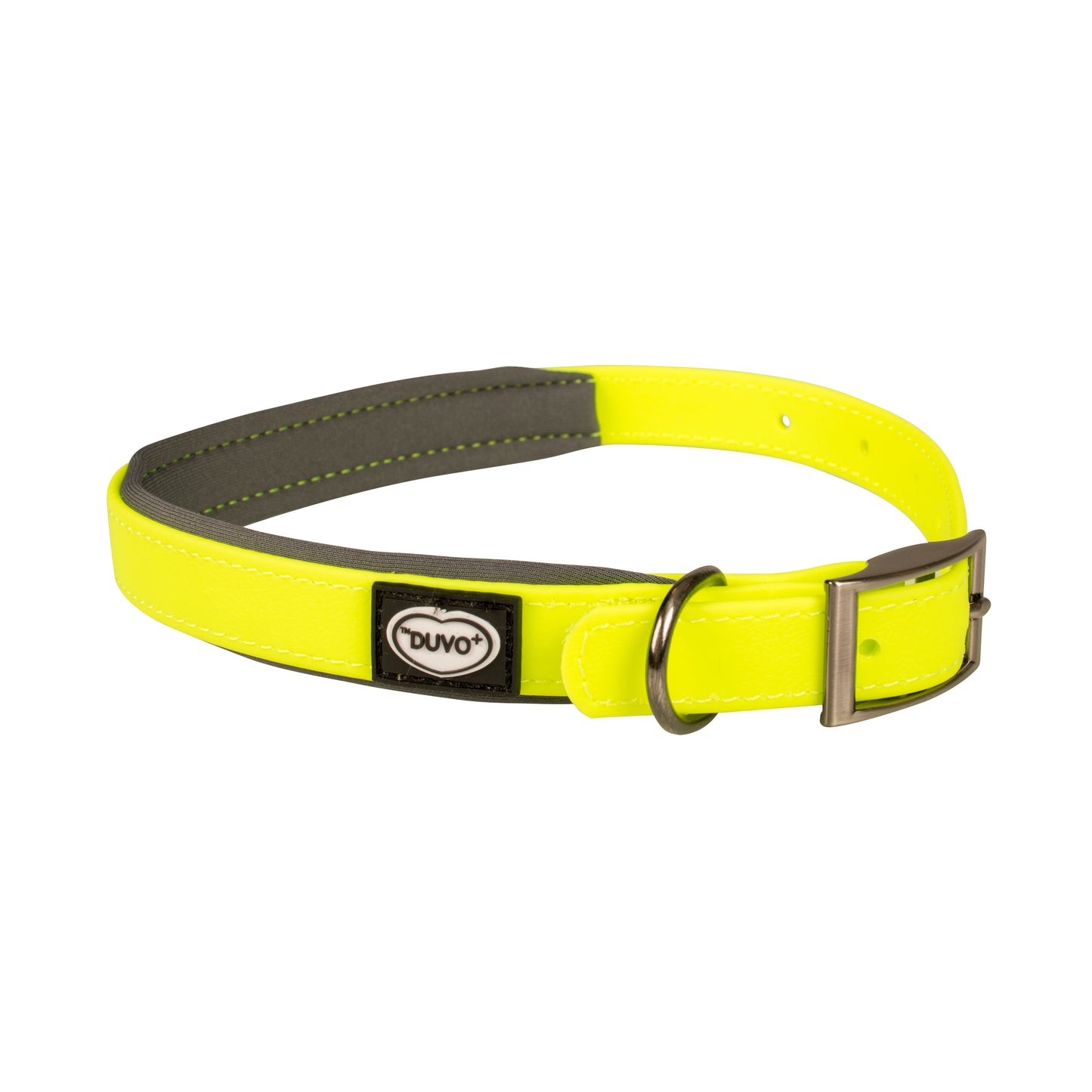 Duvoplus Explor South PVC ogrlica za pse – neonsko žuta, 35–55 cm / 20 mm