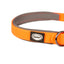 Duvoplus Explor South PVC ogrlica za pse – neonsko narančasta, 35–55 cm / 20 mm