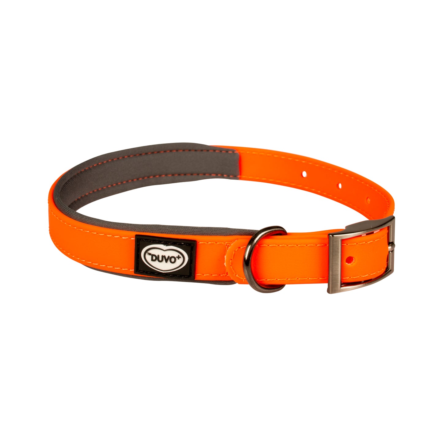 Duvoplus Explor South PVC ogrlica za pse – neonsko narančasta, 35–55 cm / 20 mm
