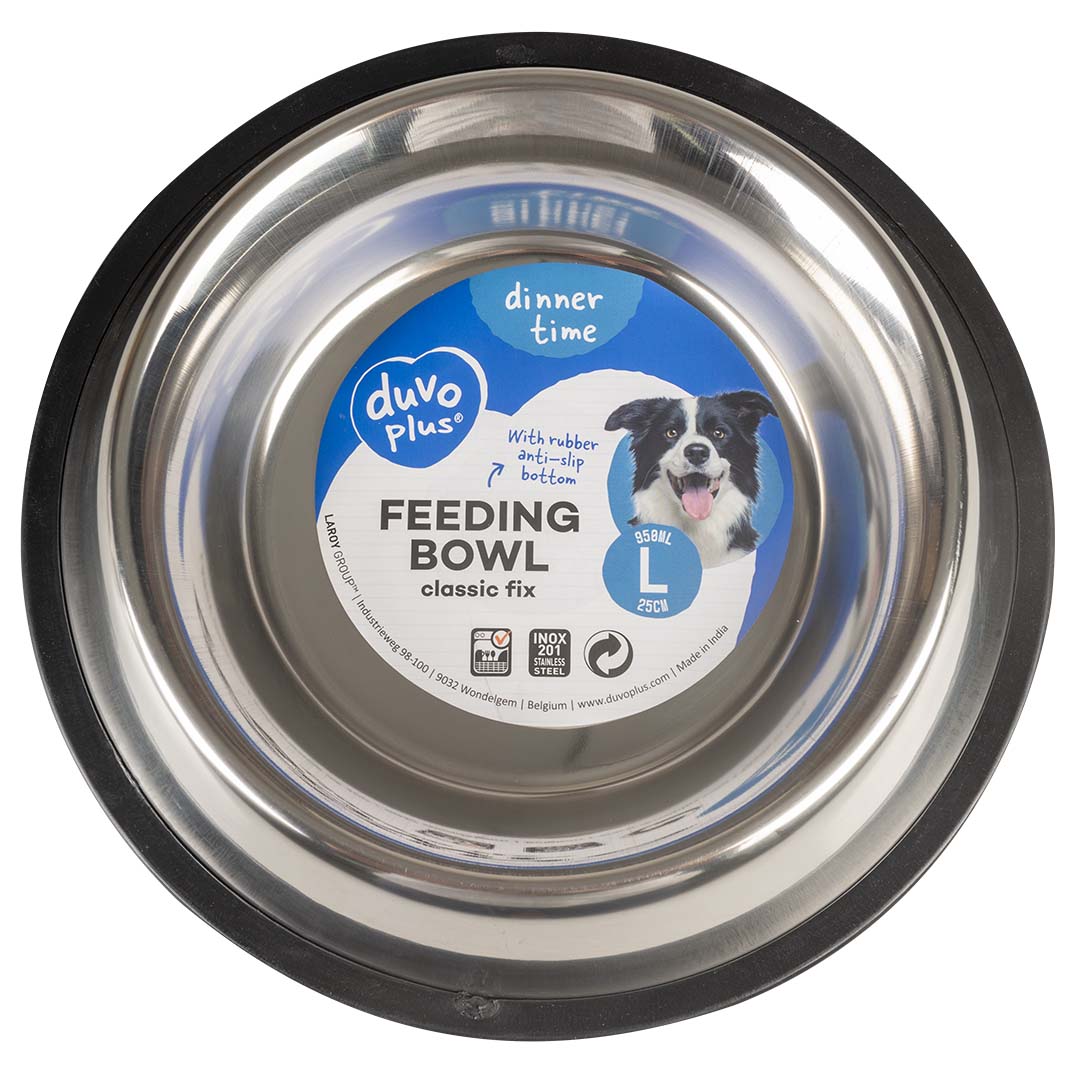 Duvoplus Classic Fix zdjelica za pse – srebrna