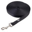 Duvoplus Classic dugi trening povodac za pse – crni, 10 m / 20 mm
