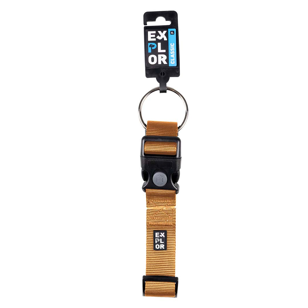 Duvoplus Fashion ogrlica za pse – smeđa, M 30–45 cm
