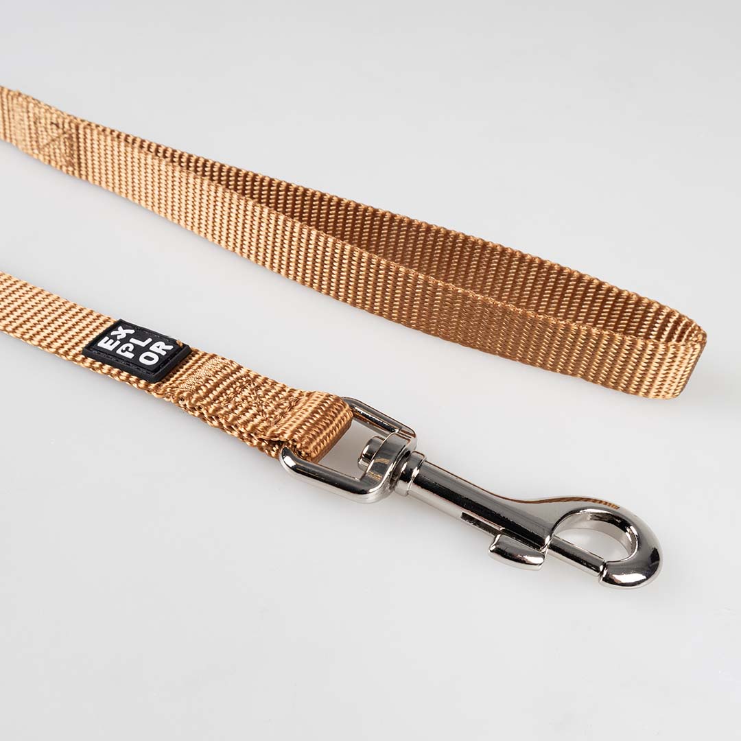 Duvoplus Fashion povodac za pse – smeđi, 120 cm / 20 mm