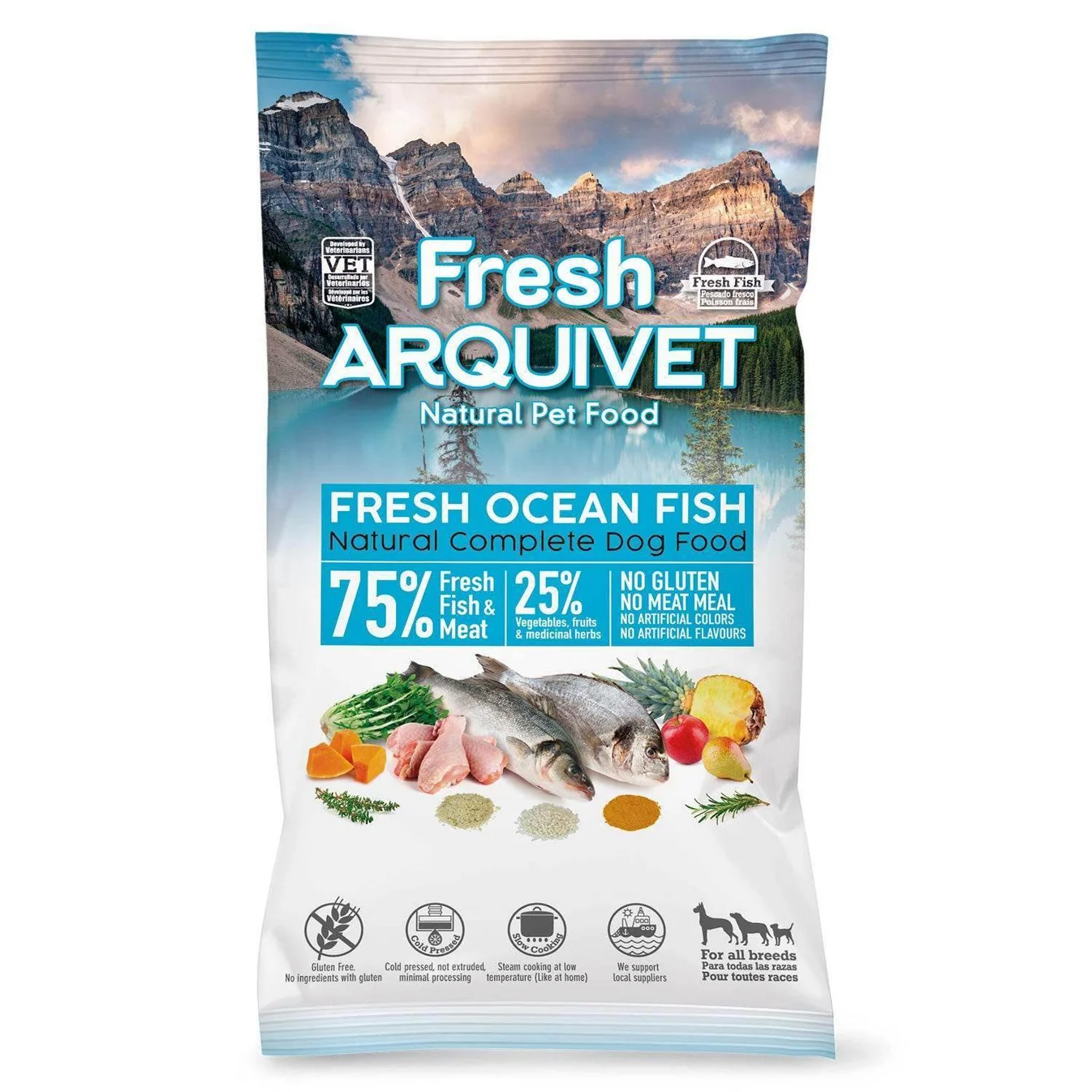 Arquivet Fresh poluvlažna hrana za odrasle pse – morska riba i piletina