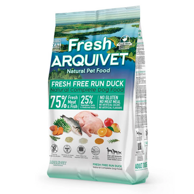 Arquivet Fresh poluvlažna hrana za odrasle pse – patka i riba
