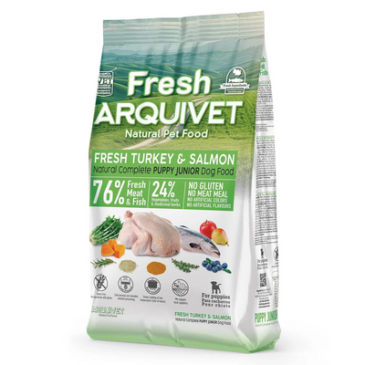 Arquivet Fresh poluvlažna hrana za štence – puretina i losos
