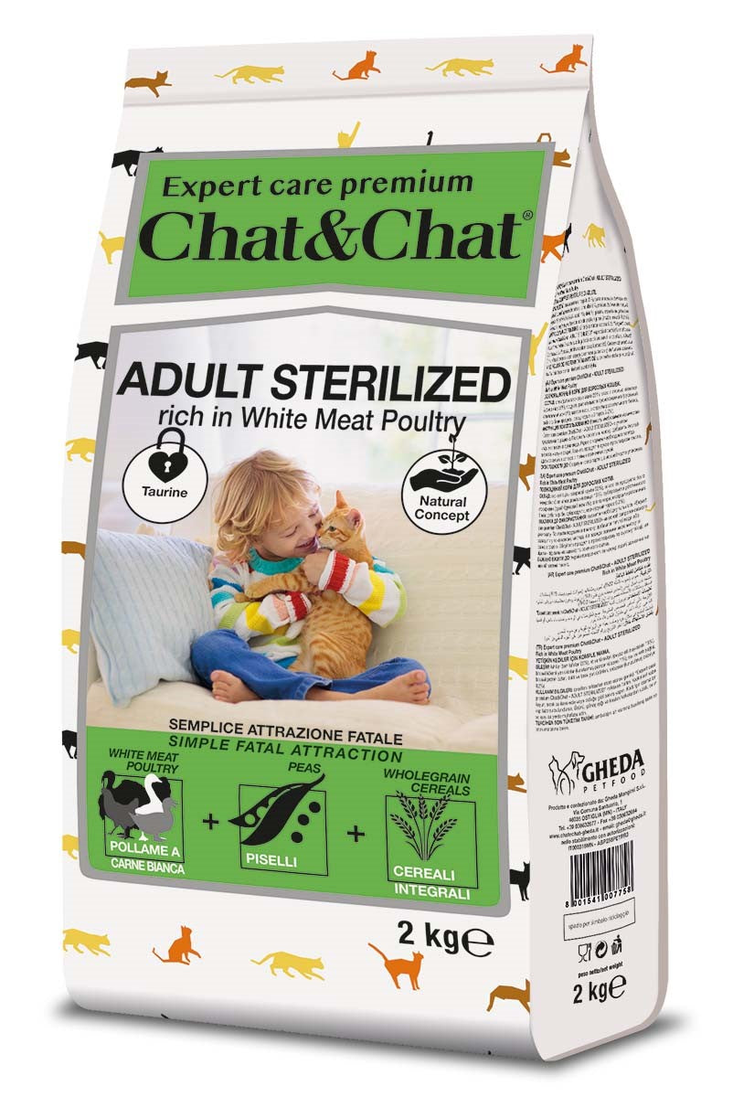 CHAT&CHAT EXPERT CARE STERILIZED 2 KG