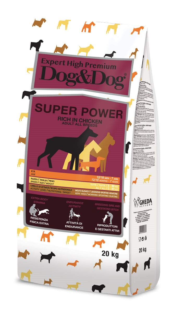 DOG&DOG EXPERT SUPER POWER 20 KG