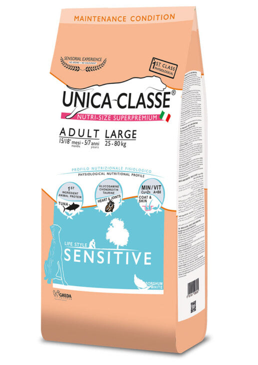 UNICA CLASSE - ADULT LARGE SENSITIVE TUNA 12 KG