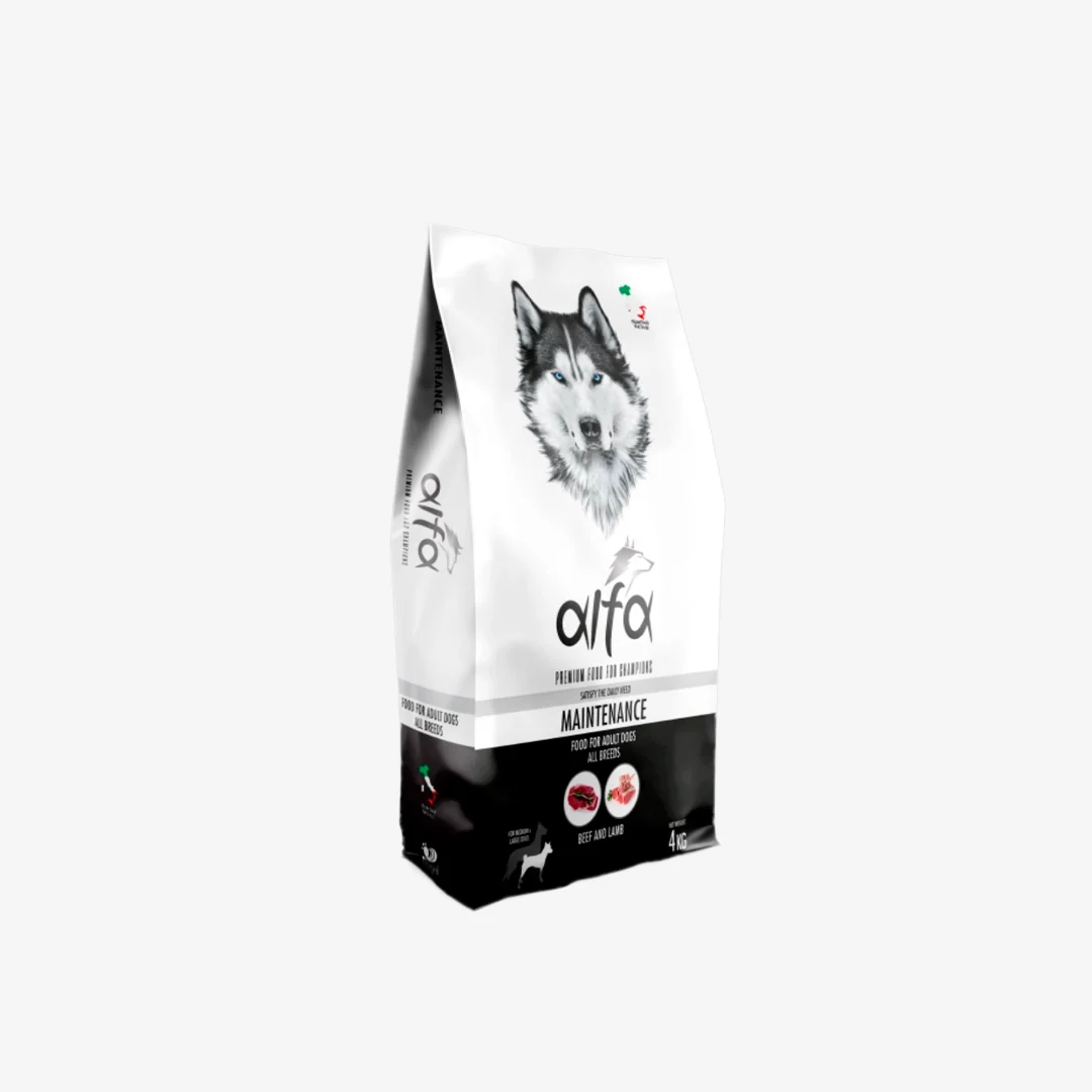 Alfa Maintenance suha hrana za odrasle pse – govedina i janjetina 4 kg