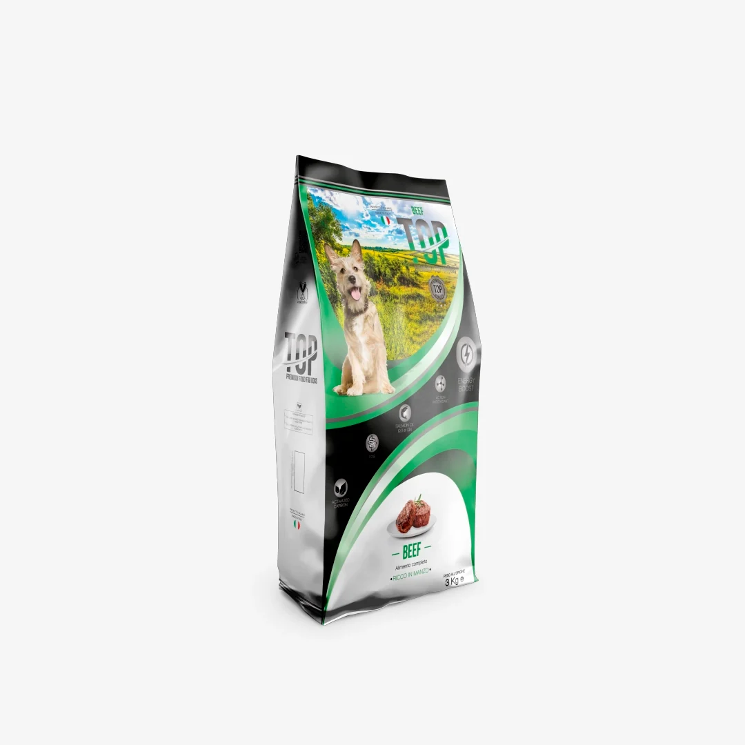 TOP Beef suha hrana za odrasle pse – govedina 3 kg