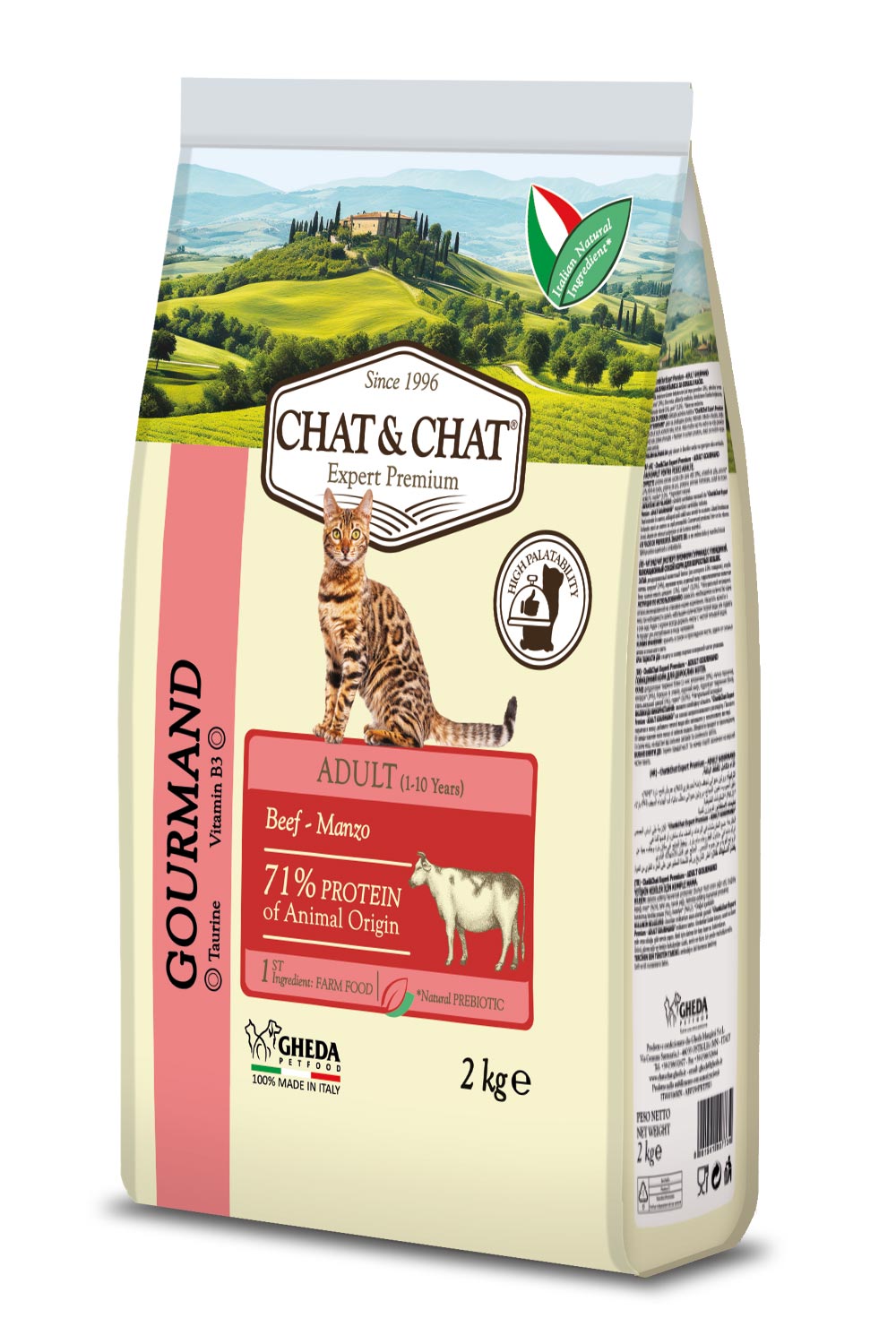 CHAT&CHAT GOURMAND GOVEDINA 14 KG