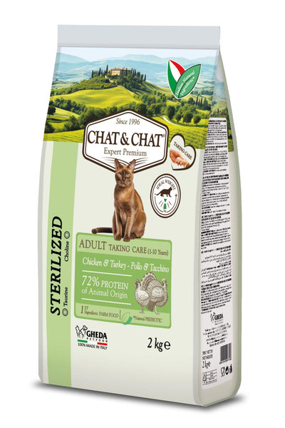 CHAT&CHAT STERILIZED PILETINA&PURETINA 900G