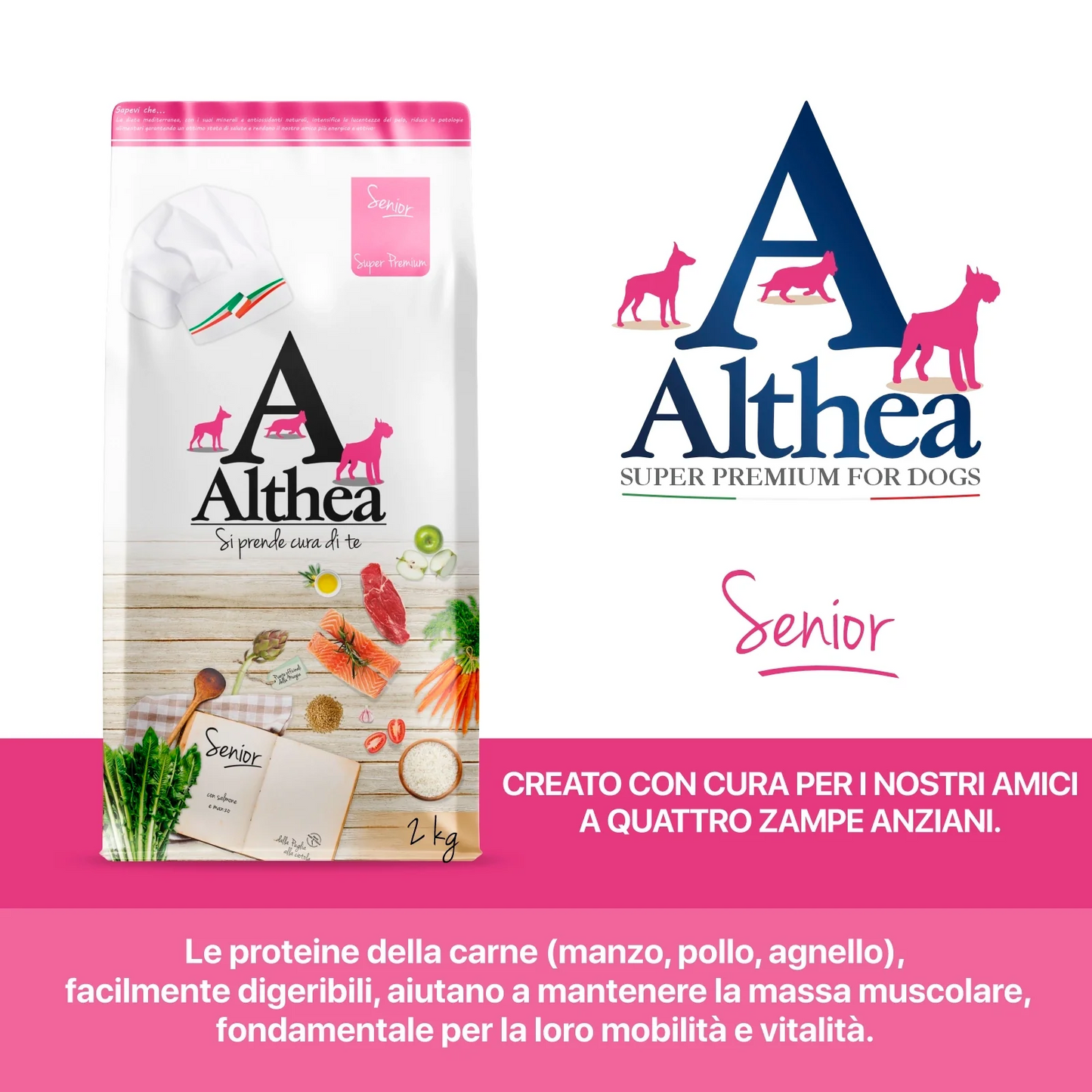 Althea Senior Mini suha hrana za starije pse malih pasmina 2 kg